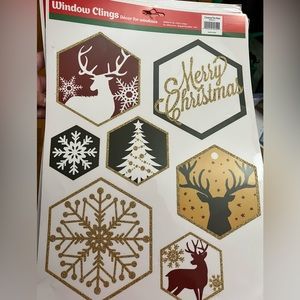 🌺Christmas Window Clings